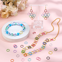 380 шт. двухцветные термостойкие кольца для соединения с масляной краской&nbsp;FIND-AR0006-19B