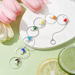 Подвеска в виде гриба чакры ручной работы HJEW-JM01648-01