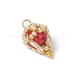 Стеклянные жемчужные подвески&nbsp;PALLOY-MZ00746-04