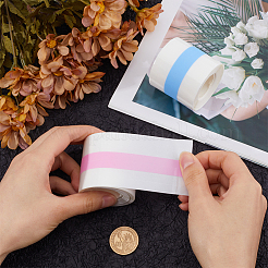 2 рулон 2 цвета 5м нетканый материал невидимая самоклеящаяся лента для груди AJEW-GF0008-87