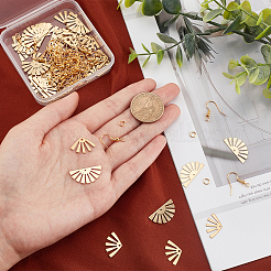 Набор для самостоятельного изготовления висячих сережек-вееров DIY-SC0019-26