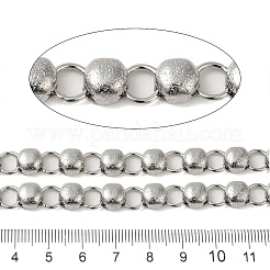 Не тускнеющие 304 нержавеющая сталь текстура плоские круглые звенья цепи&nbsp;CHS-E032-01P