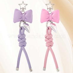 2шт брелок из искусственной кожи 2 цветов KEYC-CL0001-03A