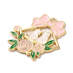 Подвески из эмали и сплава&nbsp;ENAM-147-04G-G