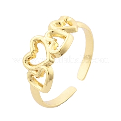 Латунные манжеты для женщин&nbsp;RJEW-B119-04G