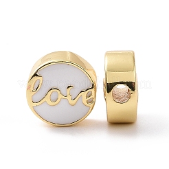 Латунь эмаль бисера KK-C004-15G-02