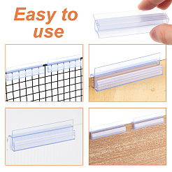 Пластиковый держатель для рекламных клипов DIY-WH0008-12