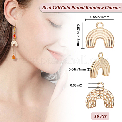 10 шт. Латунные подвески KK-BBC0011-25