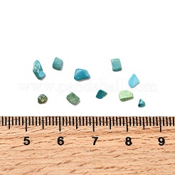 Окрашенные и нагретые бусины из натуральной магнезитовой крошки G-L453-01