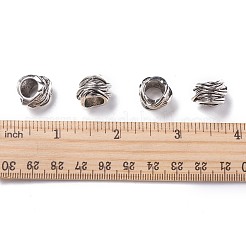 Бусины из сплава в тибетском стиле TIBEB-LF11253YKG-AS-LF