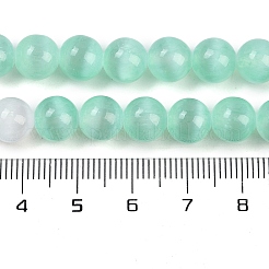 Нити натуральных селенитовых бусин цвета макарон G-A243-A01