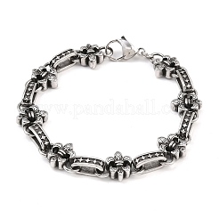 Браслеты из звеньевой цепи из нержавеющей стали 304&nbsp;BJEW-D379-01AS