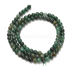 Природные африканские нефритовые бусы пряди&nbsp;G-F820-K02-4mm