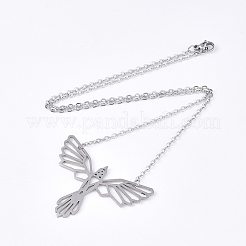 Не тускнеющие подвески из нержавеющей стали 201&nbsp;LS-NJEW-T009-JN056-1-40