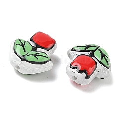 Прозрачные стеклянные эмалевые бусины&nbsp;LAMP-C023-01F