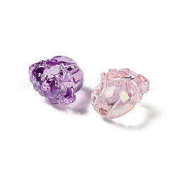 Уф-покрытие прозрачные акриловые бусины OACR-D316-14