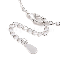 Ожерелье с подвеской в виде звезды из кубического циркония NJEW-G073-01B-B