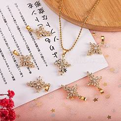 5 шт. Латунные подвески с микропаве&nbsp;ZIRC-SZ0002-59