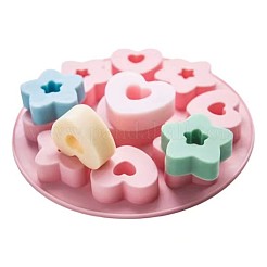 Силиконовые Молды в форме сердца и звезды DIY-I059-09