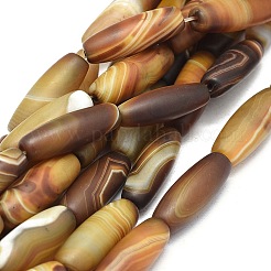Натуральные полосатые агатовые / полосатые агатовые бусинки TDZI-O003-36