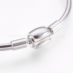 Изготовление браслетов в европейском стиле из нержавеющей стали марки 304 BJEW-I267-003B