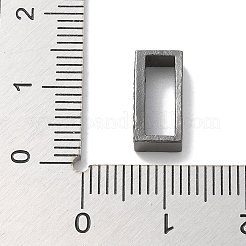 Стойка покрытие прямоугольник латунь микро паве кубический цирконий слайд-шармы&nbsp;KK-L224-037B