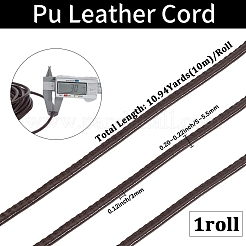 Плоский шнур из искусственной кожи длиной 10 м.&nbsp;WL-GF0001-33E