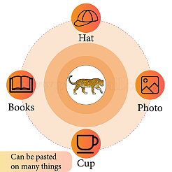 8 лист пластиковые водонепроницаемые самоклеящиеся наклейки с картинками&nbsp;DIY-WH0428-105