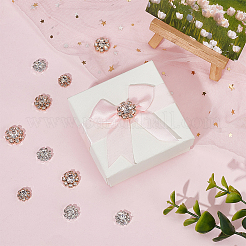 60 шт. 4 стиля кубического циркония с кабошонами из сплава&nbsp;DIY-AR0004-03B