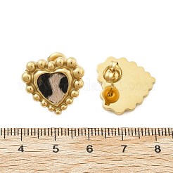 Серьги-гвоздики из нержавеющей стали 304 для женщин EJEW-K268-15G