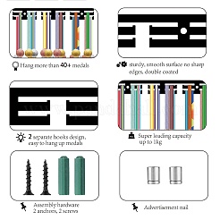 Акриловый держатель медали AJEW-WH0296-109
