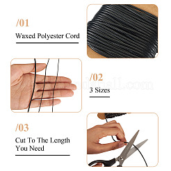 60м 3 стиля экологически чистый корейский вощеный полиэстеровый шнур&nbsp;YC-TA0001-11B