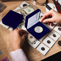 Квадратные футляры для хранения памятных монет из eva CON-WH0201-005B