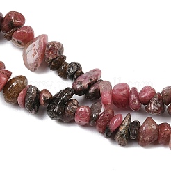 Природные родонит бисер нитей G-F328-23