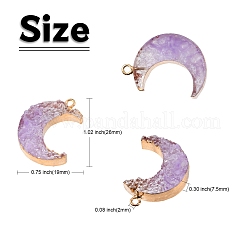 Подвески из непрозрачной смолы&nbsp;RESI-CJ0002-37