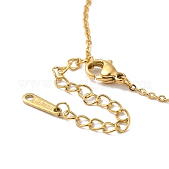 Ожерелье с подвеской из розового кубического циркония NJEW-H161-01H