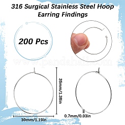 Кольца-подвески для бокалов из хирургической нержавеющей стали 316 STAS-SC0007-26P