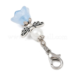 Ангел стеклянный кулон украшение&nbsp;HJEW-JM03412-S