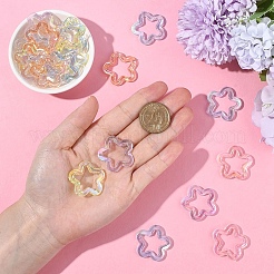 20шт прозрачные акриловые подвески&nbsp;MACR-YW0004-18A