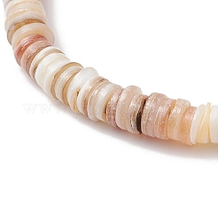 Черепаховый синтетический бирюзовый с натуральными бусинами из пресноводных ракушек BJEW-JB11746