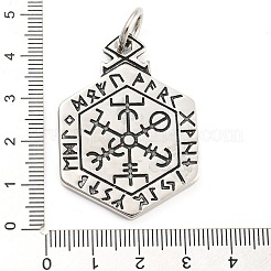 Подвески из хирургической нержавеющей стали 316L STAS-D012-04AS