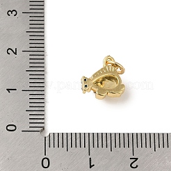 Латунные микро проложить кубического циркония подвески KK-R162-014C-G