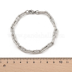 Браслеты-цепочки из нержавеющей стали 304 для женщин и мужчин BJEW-F488-58P
