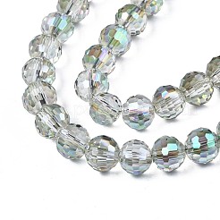 Гальванизируйте прозрачное стекло бисер нитей EGLA-N002-15-B01