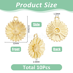 10шт латунные подвески&nbsp;KK-HS0015-61