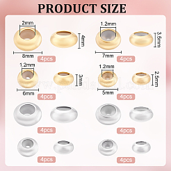 32шт 8 стильные латунные бусины KK-BC0009-46