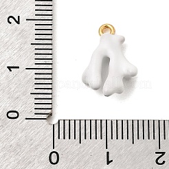 Подвески из нержавеющей стали 304 с эмалью&nbsp;LS-STAS-P431-32G-03