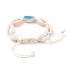 Регулируемые печатные браслеты из бисера BJEW-JB05154-02