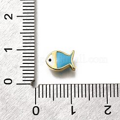 Латунь эмаль бисера&nbsp;KK-P295-47G-01