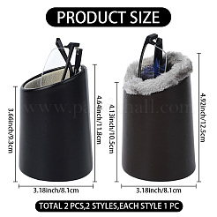 2 шт. 2 цвета искусственная кожа подставка для очков стойка для дисплея&nbsp;ODIS-CN0001-05